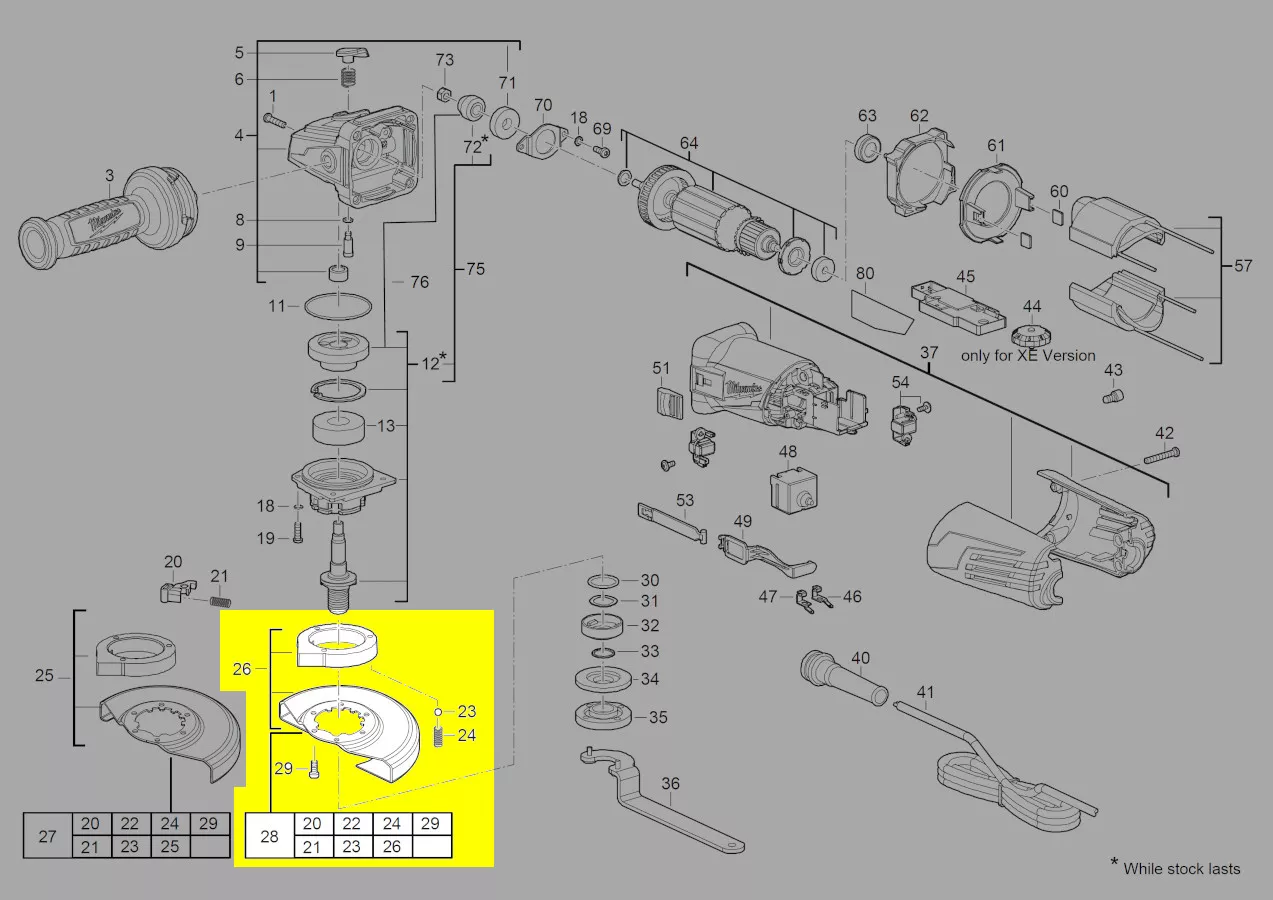 carter de protection tronçonnage réf. 4931452115 Milwaukee